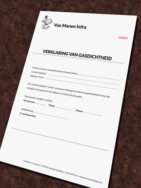 Gasdichtheidsverklaring